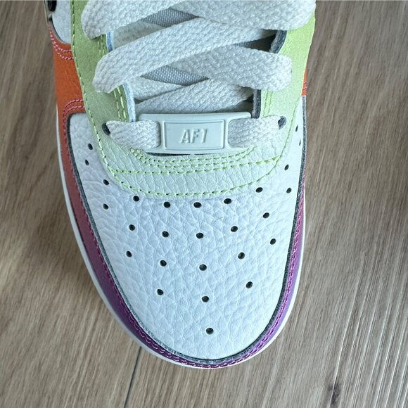 ❤️Nike Air Force 1 Low '07 Womens Shoes Sneaker 6 Purple Orange Ombre FD0801-100 - Picture 11 of 12